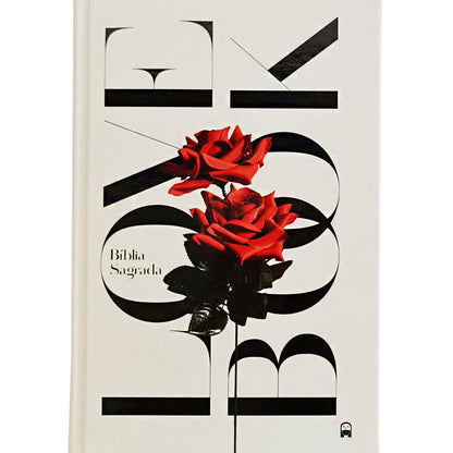 Bíblia Love Book Rosa Jesus Copy | NAA | Letra Normal | Capa Dura