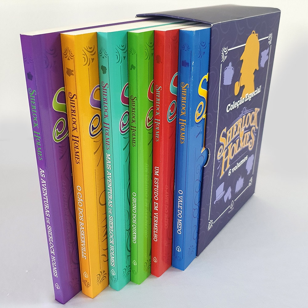 Box com 6 livros | Coleção Especial Sherlock Holmes