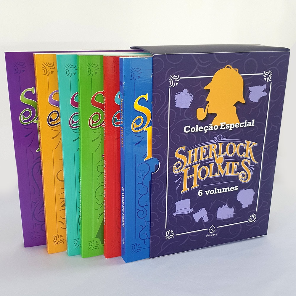 Box com 6 livros | Coleção Especial Sherlock Holmes