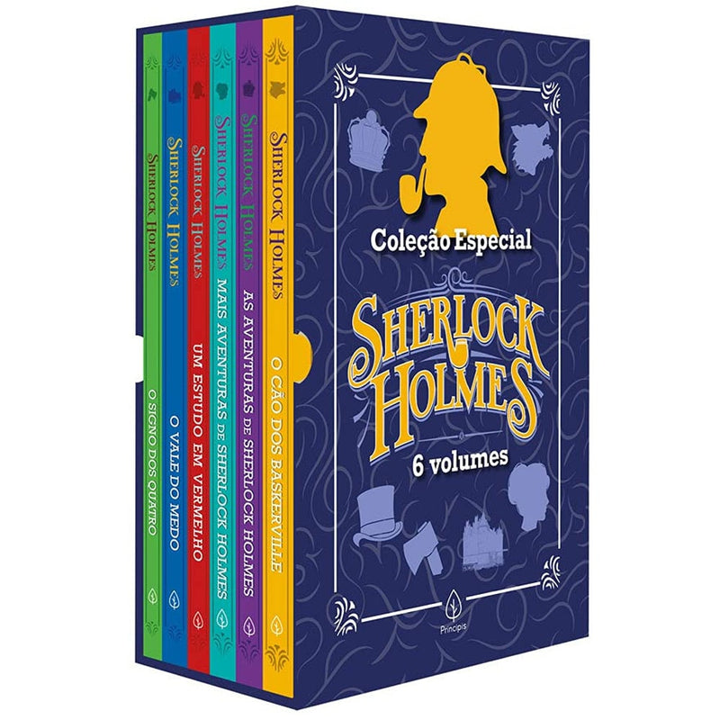 Box com 6 livros | Coleção Especial Sherlock Holmes