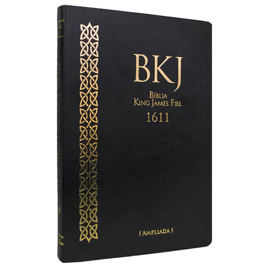 Bíblia King James 1611 Ultrafina Ampliada | Letra Normal | Capa Preta