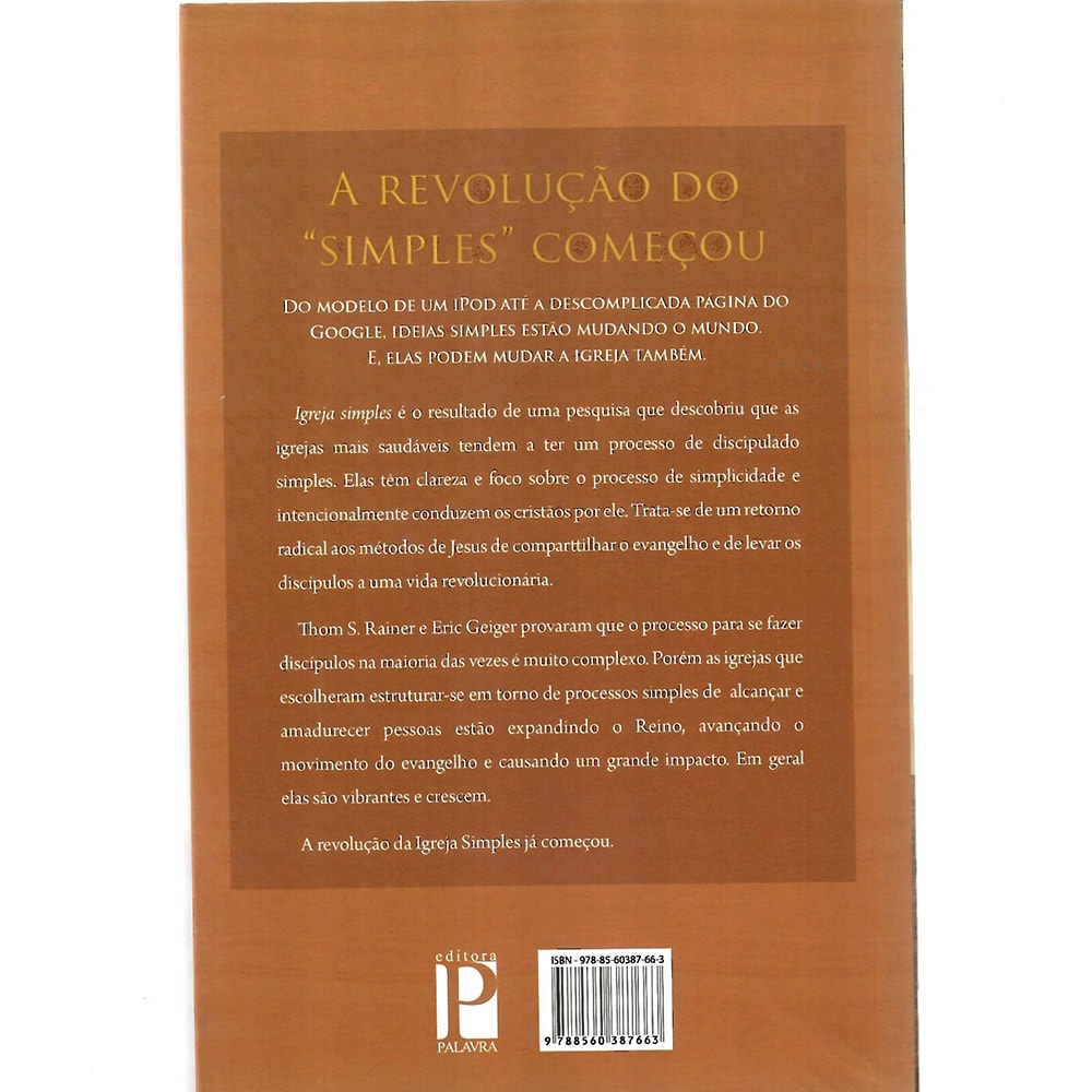 Igreja Simples | Thom S Rainer e Eric Geiger