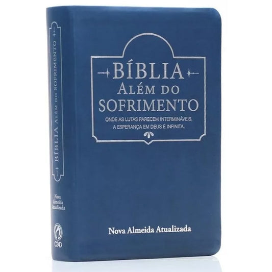Bíblia Além do Sofrimento | NAA | Letra Normal | Azul