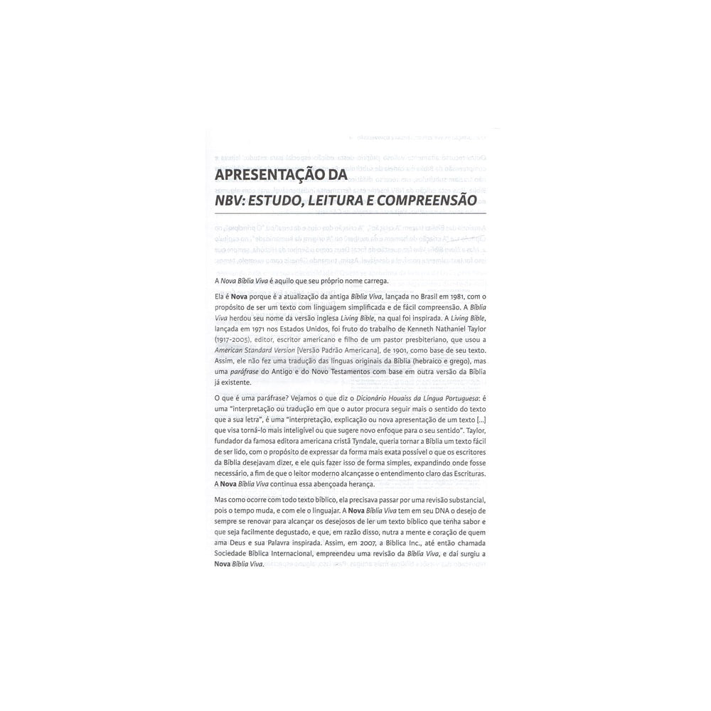 Bíblia De Estudo Nova Bíblia Viva | NBV | Capa Moderna