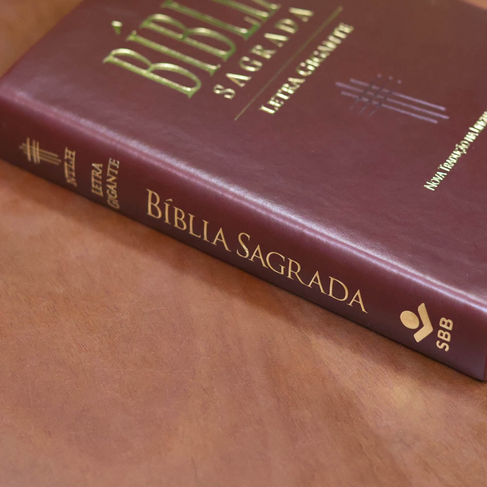 Bíblia Sagrada | Letra Gigante | NTLH | Capa Marrom Nobre