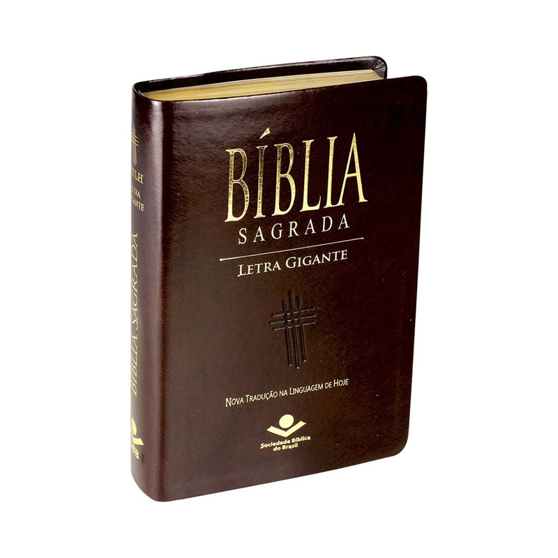 Bíblia Sagrada | Letra Gigante | NTLH | Capa Marrom Nobre