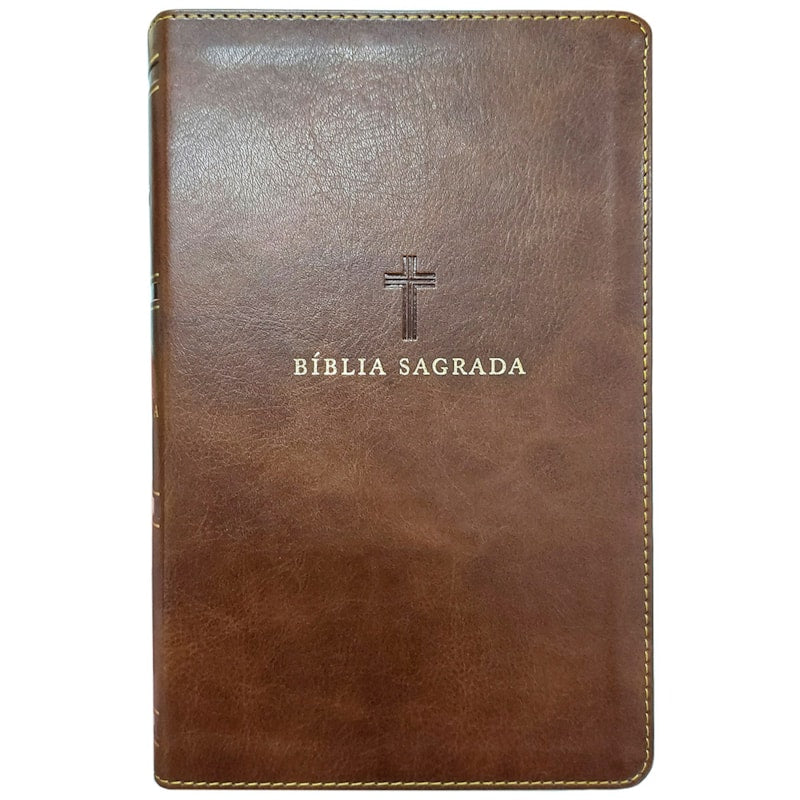 Bíblia Sagrada | NVI | Leitura Perfeita | Couro Soft Marrom | Com Índice
