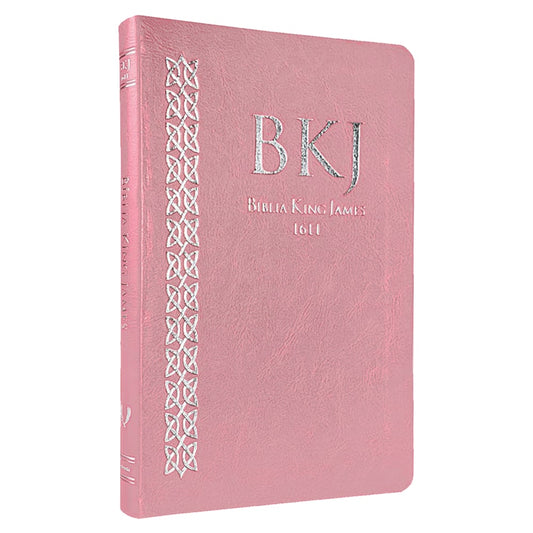 Bíblia King James 1611 | Fiel | Ultrafina Rosa