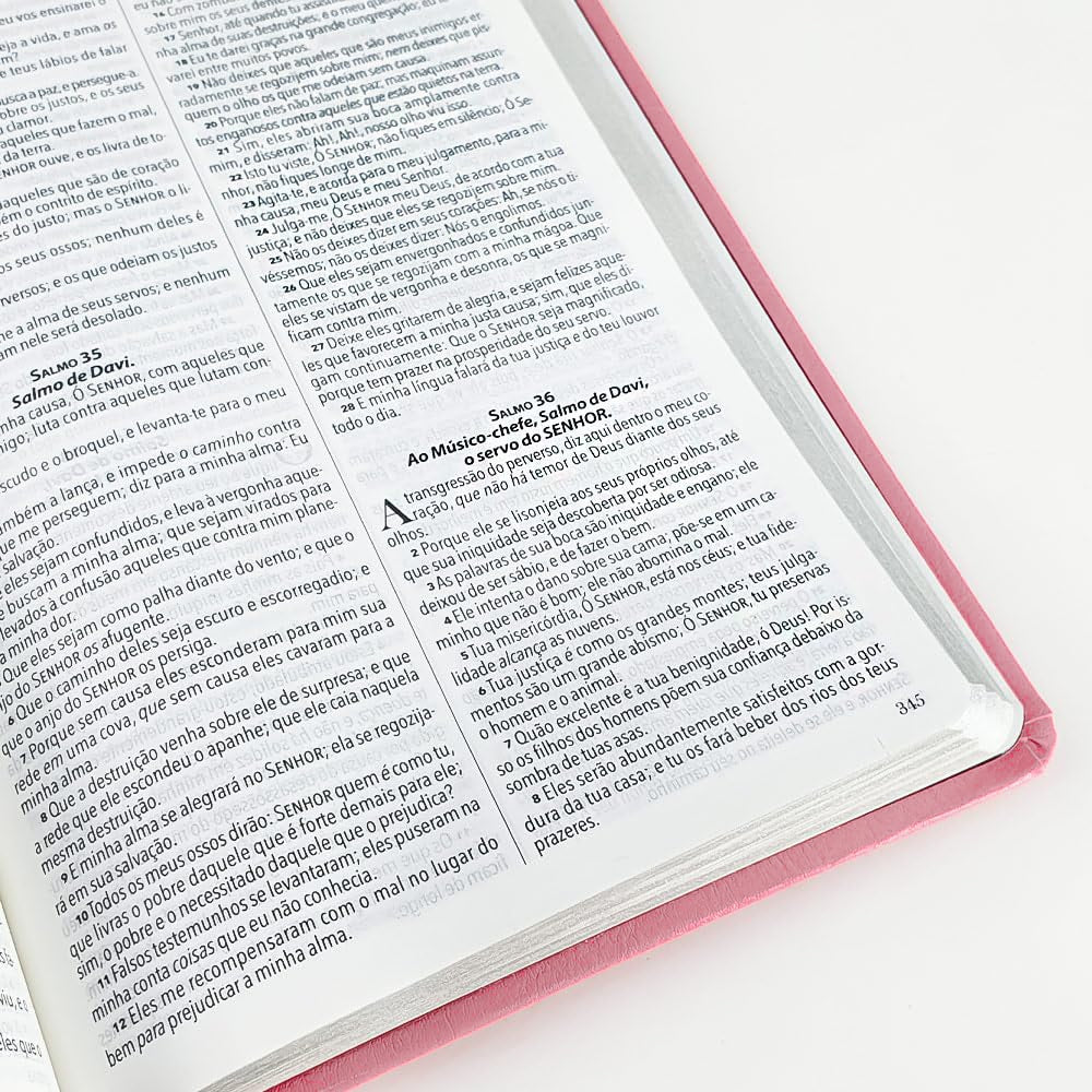 Bíblia King James 1611 | Fiel | Ultrafina Rosa