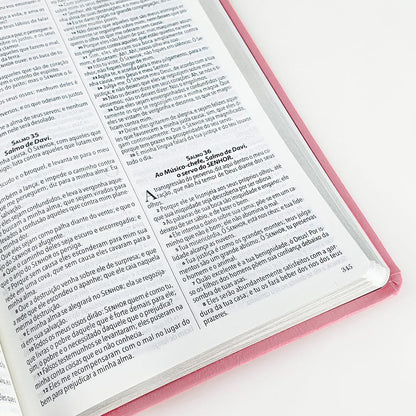 Bíblia King James 1611 | Fiel | Ultrafina Rosa