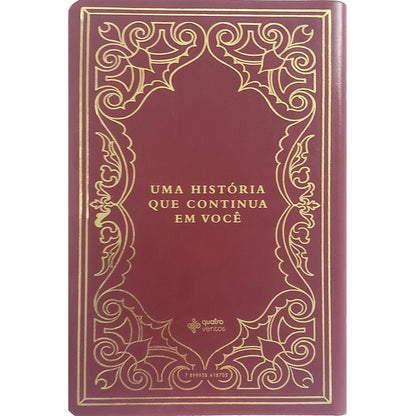 Bíblia de Toda Mulher | NAA | Capa Luxo Vinho