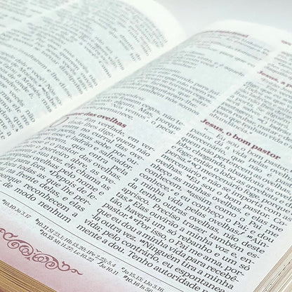 Bíblia de Toda Mulher | NAA | Capa Luxo Vinho