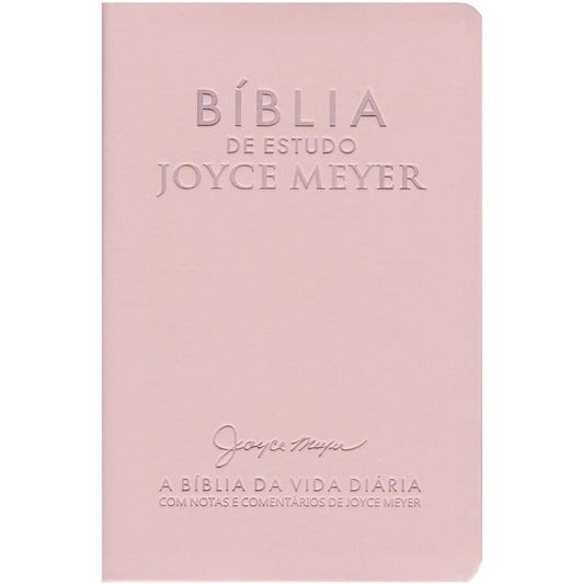 Bíblia de Estudo Joyce Meyer | NVI | Letra Média | Capa Nude