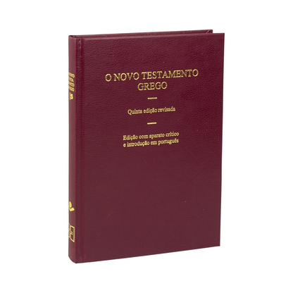 O Novo Testamento Grego | Capa Dura Vinho