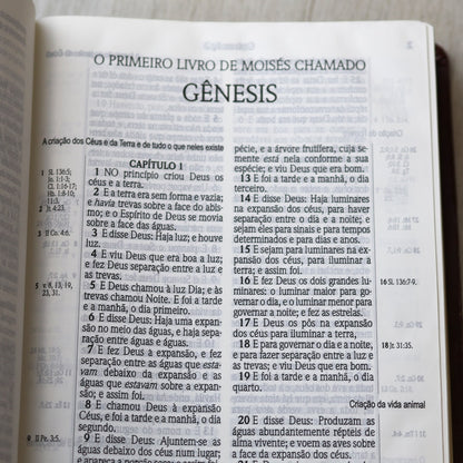 Bíblia Sagrada RCM | ACF | Letra Gigante | Capa Luxo Mogno