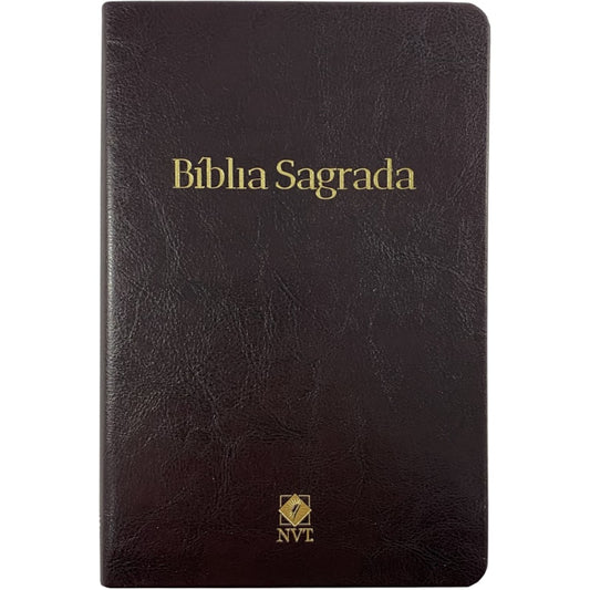 Bíblia Sagrada Slim | NVT | Letra Normal | Capa Marrom