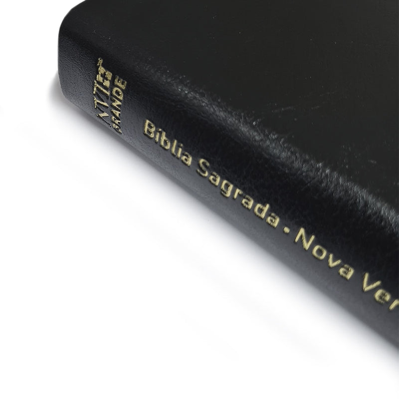 Bíblia Sagrada | NVI | Letra Grande | Capa Preta Luxo