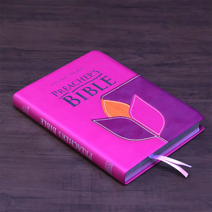 Preachers Bible | Bíblia da Pregadora em Inglês | KJV | Capa Luxo Flor