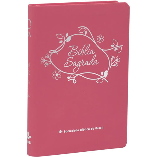 Bíblia Sagrada | ARA | Letra Grande | Capa Luxo Pink