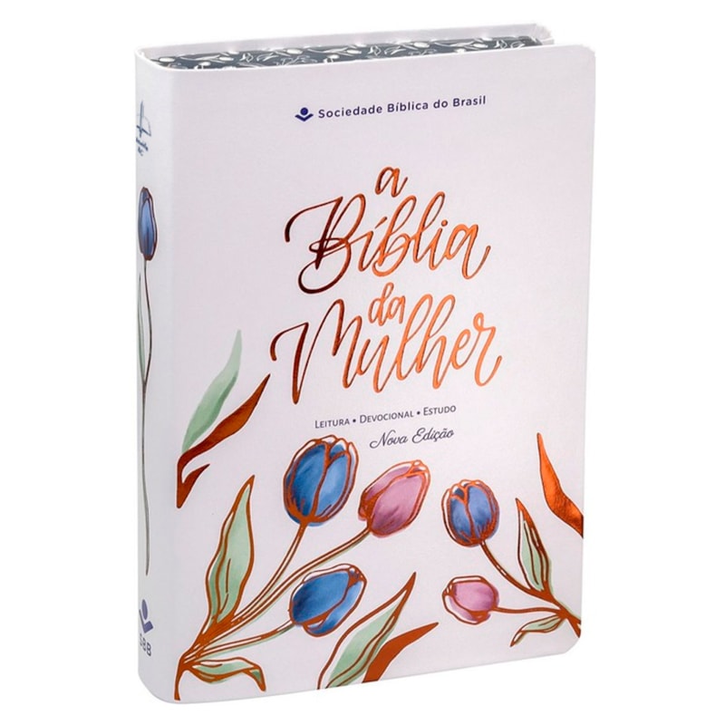 A Bíblia da Mulher | Letra Grande | ARC | Capa Luxo Branca