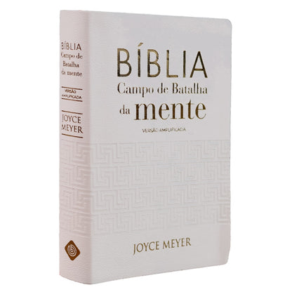 Bíblia Campo de Batalha da Mente | NVA | Letra Normal | Capa Luxo Branca