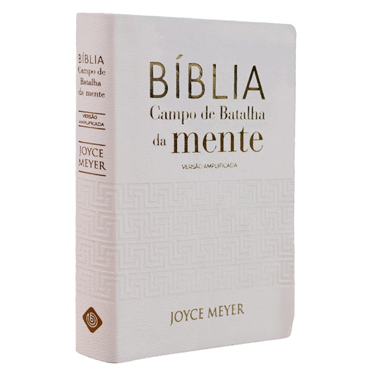 Bíblia Campo de Batalha da Mente | NVA | Letra Normal | Capa Luxo Branca