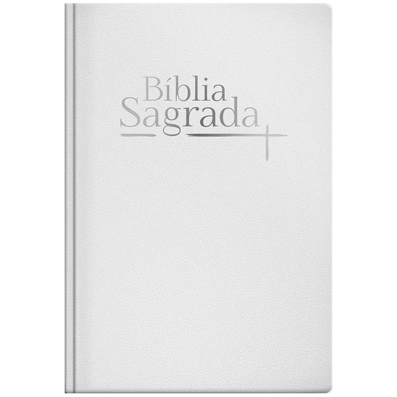 Bíblia Sagrada | NVI | Letra Normal | Capa Luxo Branca