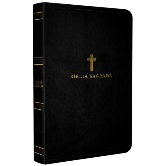 Bíblia Sagrada | ACF | Letra Grande | Couro Soft Preta