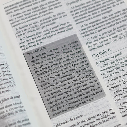 Bíblia Campo de Batalha da Mente | NVA | Letra Normal | Capa Luxo Preta