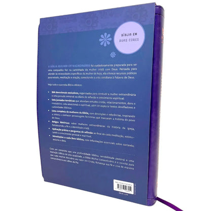 Bíblia Mulher Extraordinária | NVI | Hernandes Dias Lopes | Capa Dura Lilás
