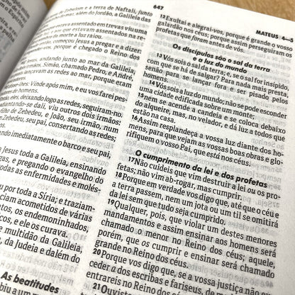 Bíblia Sagrada Flores | ARC | Letra Normal | Capa Dura Evangelismo