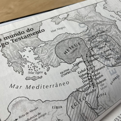 Bíblia Sagrada Leão Azul | ARC | Letra Normal | Capa Dura Evangelismo