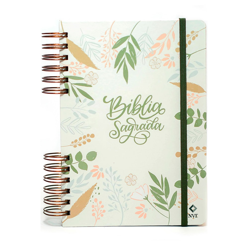 Bíblia Anote Slim | NVT | Capa Espiral Meu Repouso