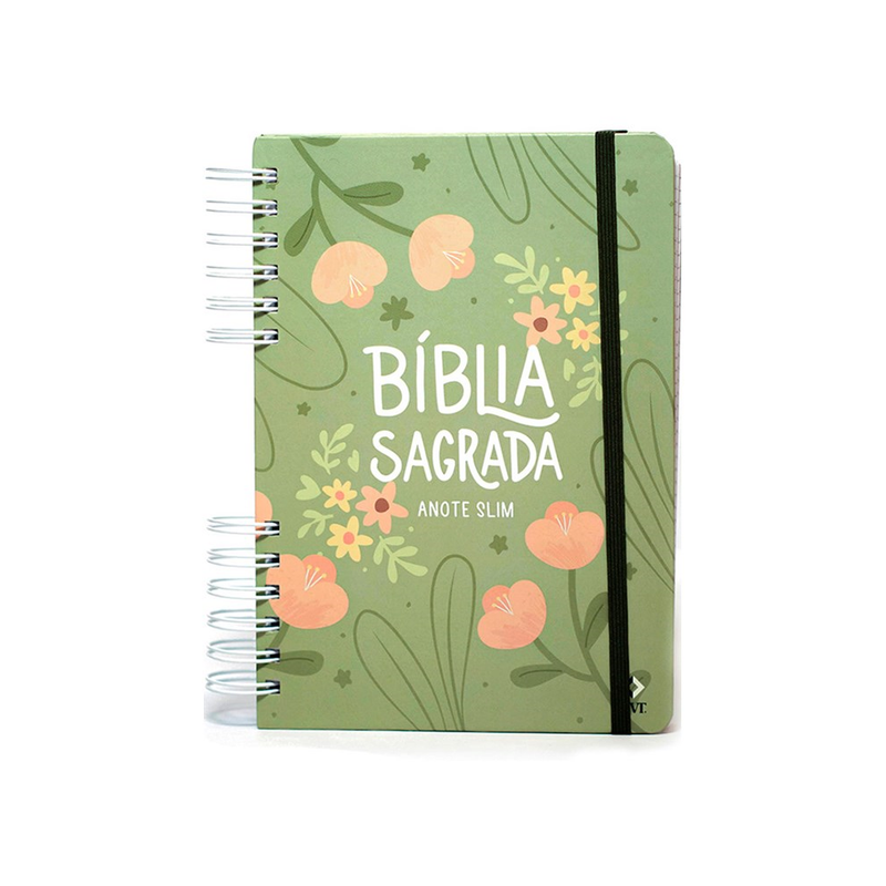 Bíblia Anote Slim | NVT | Capa Espiral Minha Esperança
