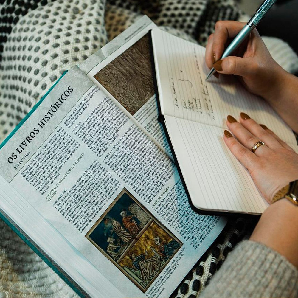 Bíblia De Estudo Thomas Nelson | NVI | Letra Normal | Capa Dura Turquesa