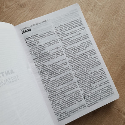 Bíblia Sagrada Flores | NAA | Letra Normal | Capa Dura