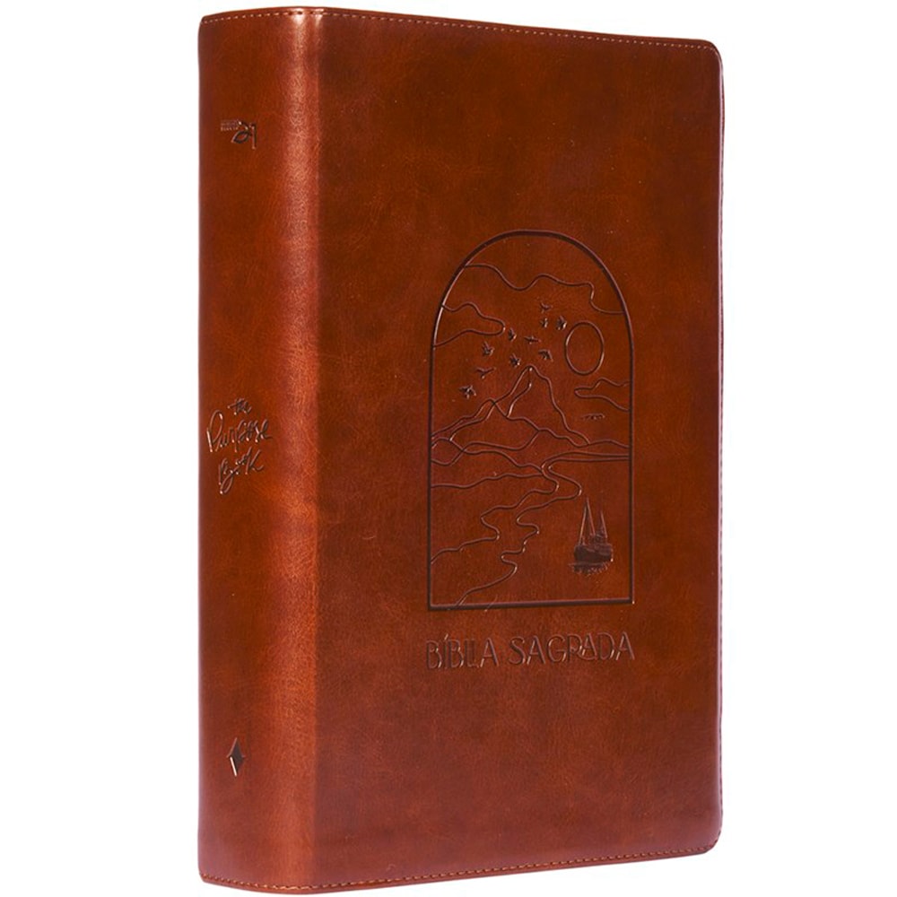 Bíblia The Purpose Book | A21 | Letra Normal | Espaço Para Anotações | Capa Couro Soft Janela