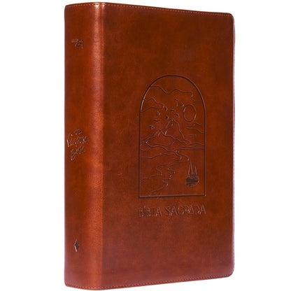 Bíblia The Purpose Book | A21 | Letra Normal | Espaço Para Anotações | Capa Couro Soft Janela