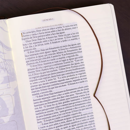 Bíblia The Purpose Book | A21 | Letra Normal | Espaço Para Anotações | Capa Couro Soft Janela