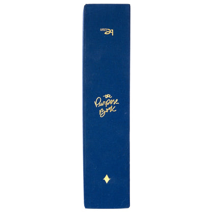 Bíblia The Purpose Book | A21 | Letra Normal | Espaço Para Anotações | Capa Tecido Azul Reino