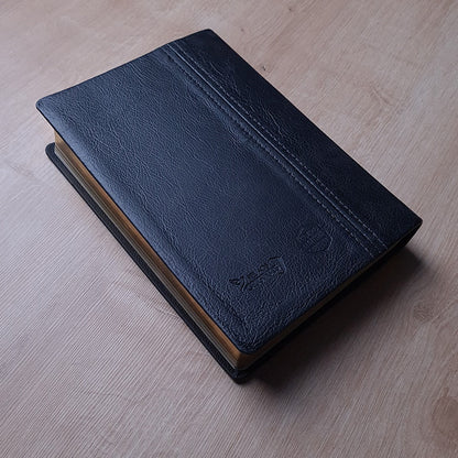 Bíblia Sagrada | NAA | Letra Gigante | Capa Couro Legítimo Preta