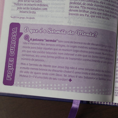 Bíblia Devocional Para Garotas | NVT | Letra Grande | Capa Dura Lettering