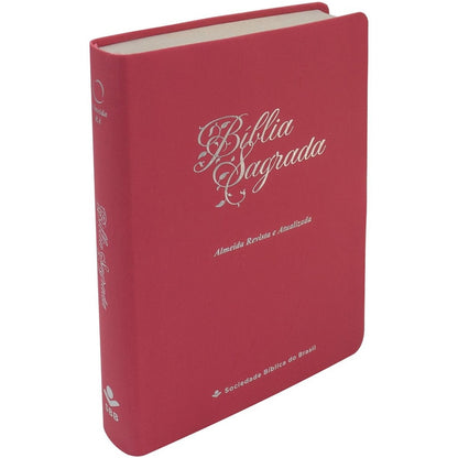 Bíblia Sagrada | ARA | Letra Gigante | Capa Luxo Pink