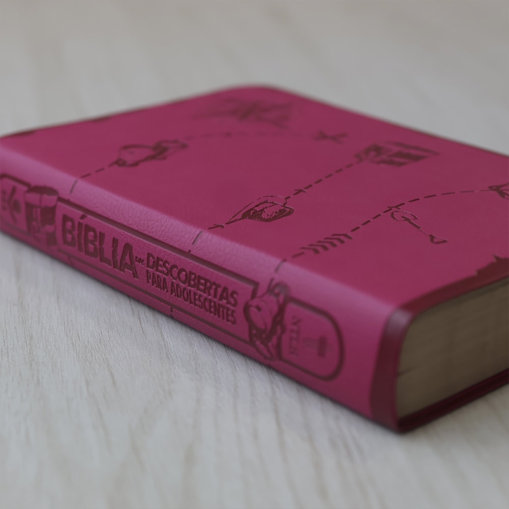 Bíblia das Descobertas para Adolescentes | Letra Normal | NTLH | Capa Luxo Rosa