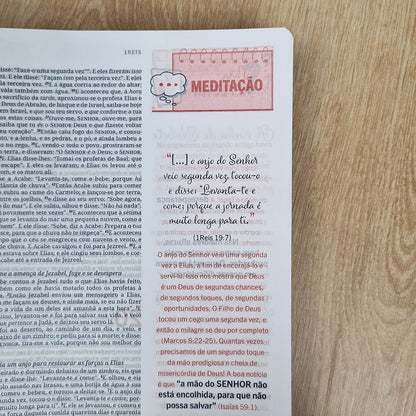 Bíblia de Estudo Interativa | KJC | Letra Normal | Capa Dura Espiral Tradição
