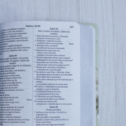 Bíblia Sagrada Lírios | NVI | Letra Maior | Capa Dura