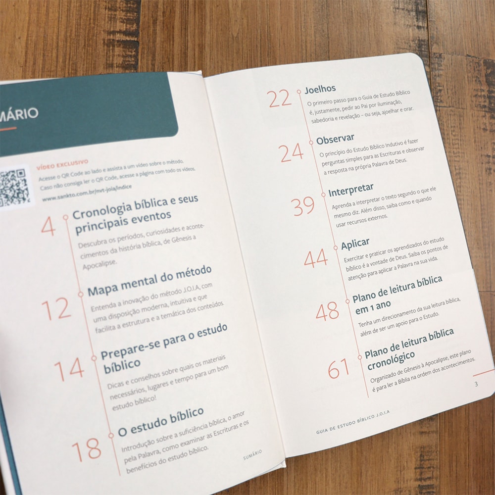 Bíblia Sagrada | Com Guia De Estudo Biblico JOIA | NVT | Letra Normal | Capa Creme