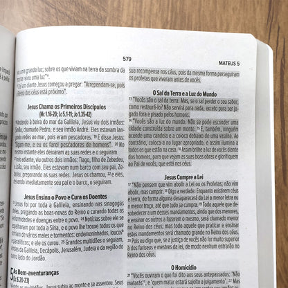 Bíblia Sagrada Lettering | NVI | Letra Normal | Capa Brochura