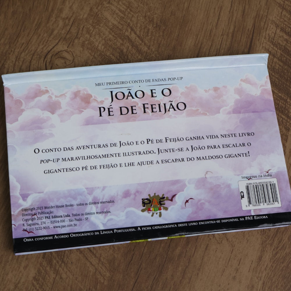 Meu Primeiro Conto de Fadas Pop-Up | João e o Pé de Feijão