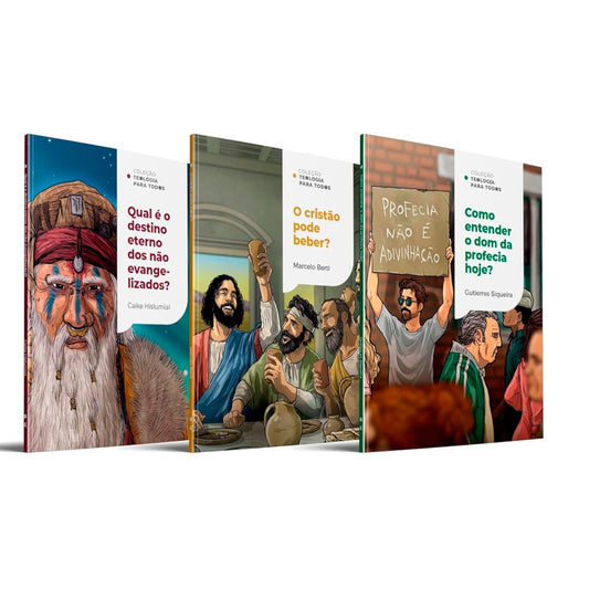 Coleção Teologia Para Todos | 3 Livros | Caike Hislumial Marcelo Berti e Gutierres Siqueira